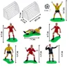 dekora - Fußball Cake Toppers Set mit 7 Spielern und 2 Produktbild-Vorschau 2