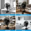 RAM Clip Ventilator 150mm 15W leise Tischventilator Büro Produktbild-Vorschau 5
