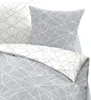 Dormisette Biber Bettwäsche 4tlg grau Silber 65101-08 | Produktbild-Vorschau 3