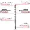 Set di punte universali Einhell SDS PLUS 6-14/210 mm, 7 pz Anteprima dell’immagine prodotto 11