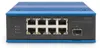 DIGITUS Switch Ind. 8-Port  10/100      PoE Unmanaged blau Produktbild-Vorschau 3