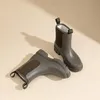 ASKSA Damen Gefuettert Wasserdicht Gummistiefel Halbhohe Produktbild-Vorschau 3