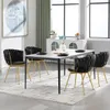 A dining room scene with a table and chairs. Produktbild-Vorschau