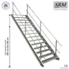 15 Stufen Stahltreppe beidseitigem Geländer Breite 100 cm Produktbild-Vorschau 1
