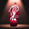 Cristiano Ronaldo CR7 Juventus Luce notturna a LED per Anteprima dell’immagine prodotto 2