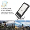 Collage showing a phone case, a person mountain biking, and a person hiking in the mountains. Produktbild-Vorschau