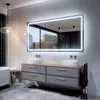 Badspiegel mit LED Beleuchtung - Houston - 140 cm, 80 cm Produktbild-Vorschau 4