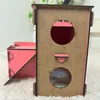Hamsterhaus Mäusehaus Nagerhaus Holz Rosa 2-stöckig mit Produktbild-Vorschau 7
