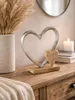 Dekoaufsteller Carolyn Herz Aluminium Hochzeit  22 cm Produktbild-Vorschau 7
