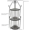 DEGAMO Gartenregal Eckregal Regal SIENA, Stahl + Mosaik Produktbild-Vorschau 8