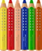 Faber Castell Buntstift Grippy 10 mm 6er Set mit Spitzer Produktbild-Vorschau 3