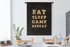 MuchoWow® Wandteppich Wandbehang Spiele - Spiele - Zitate - Produktbild-Vorschau 3