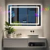 Vrygle LED Badspiegel 100x70 cm mit Beleuchtung, Bluetooth, Produktbild-Vorschau 5