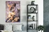 MuchoWow® Poster Löwin - Löwe - Junges 80x120 cm - Produktbild-Vorschau 5