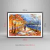Gerahmtes Poster - Schwarzer Rahmen - Park Paar Baum - Produktbild-Vorschau 5