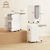 Skládací skříň na žehlicí prkno HOMCOM s kolečky do malých Náhled obrázku produktu 3