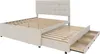 Letto imbottito, 140x200cm, letto matrimoniale, letto Anteprima dell’immagine prodotto 8
