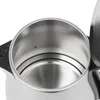 A close-up view of the interior of a stainless steel electric kettle. Produktbild-Vorschau