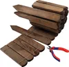 Holz Rollzaun Dunkelbraun 40x200 cm Beeteinfassung für Produktbild-Vorschau 6