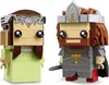 Two LEGO BrickHeadz figures, Aragorn and Arwen, are shown side-by-side against a white background. Produktbild-Vorschau