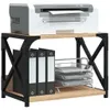 Druckerständer 2 Ablagen Sonoma-Eiche 44x26x31,5 cm Produktbild-Vorschau 3