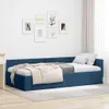 vidaXL Struttura letto ad angolo con testiera blu 90 cm x Anteprima dell’immagine prodotto 2