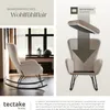 tectake® Schaukelstuhl  Swing 70 x 93 x 100 cm, Produktbild-Vorschau 4