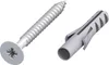 alfer Schrauben und Dübel 3.5 x 40 mm Stahl verzinkt - 10 Produktbild-Vorschau 1