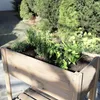 BURI Hochbeet Holzhochbeet 80,5x78,5x40cm Kiefer Garten Produktbild-Vorschau 5