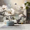 Muralo Vlies Fototapete abstraktes BLUMEN Schmetterlinge Produktbild-Vorschau 8