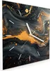 Wanduhr aus Glas mit Motiv Abstrakter Wirbel- 30 x 30 cm - Produktbild-Vorschau 2