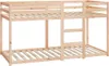 vidaXL Patrová postel bez matrace 90x200 cm z masivního Náhled obrázku produktu 3