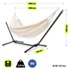 Amaca da giardino con supporto, modello indipendente, Anteprima dell’immagine prodotto 10