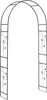 vidaXL Arche de jardin noire, 115 x 37 x 231 cm Voir les images du produit 1