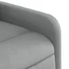 vidaXL Fauteuil relax gris clair Tissu Voir les images du produit 9