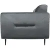 BEAUTYSOFA | 3-Sitzer Sofa VENEZIA Samtstoff Dunkelgrau – Produktbild-Vorschau 5