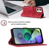Pouzdro pro Motorola Moto G54 Embossed Flipové kožené Náhled obrázku produktu 3