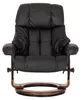 home24 Relaxsessel mit Hocker - Echtleder / Kunstleder Produktbild-Vorschau 7