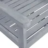 vidaXL Gartenstühle 8 Stk. Massivholz Akazie Grau Produktbild-Vorschau 5