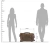 Greenburry Reisetasche mit Rollen Leder Trolley antikbraun Produktbild-Vorschau 18