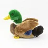 A plush toy duck is shown from the side against a white background. Produktbild-Vorschau