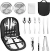 Reisebesteck Camping Besteck, 13-Teilig Edelstahl Outdoor Produktbild-Vorschau 9