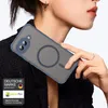 A woman is holding a phone case in front of her shoulder. Produktbild-Vorschau