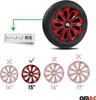 Sparco Radkappen 15 Zoll Sicilia Schwarz Rot Carbon 4tlg Produktbild-Vorschau 3