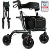 Safe Age® Rollator: Leicht und faltbar – mit Sitzfunktion – Produktbild-Vorschau 1
