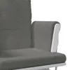 vidaXL Schaukelsessel mit Hocker Gleitend Dunkelgrau Stoff Produktbild-Vorschau 9