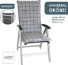 LILENO HOME Gartenstuhl Auflagen als [1er Set - Hochlehner] Produktbild-Vorschau 2