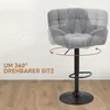 HOMCOM Barhocker 2er-Set Tresenhocker Höhenverstellbar Produktbild-Vorschau 5