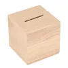 Set von 6 quadratischen Tortenkästen in Holz - 6 x 6 x 6 cm Produktbild-Vorschau 3