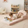 COSTWAY 2 w 1 – sofa dla dzieci, kanapa z funkcją spania, Podgląd zdjęcia produktu 8
